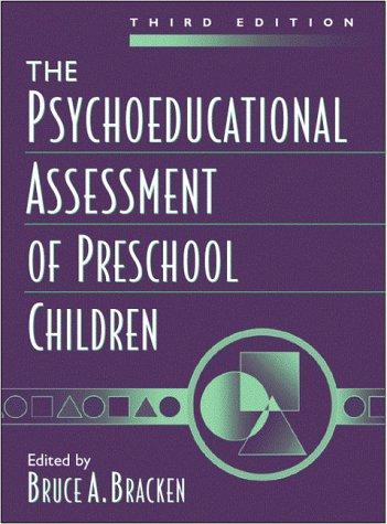 The psychoeducational assessment of preschool children