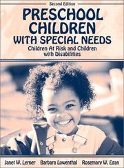 Preschool children with special needs