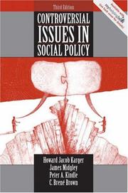 Controversial issues in social policy