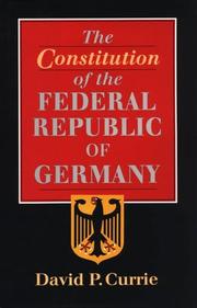 The Constitution of the Federal Republic of Germany