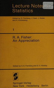 R.A. Fisher, an appreciation