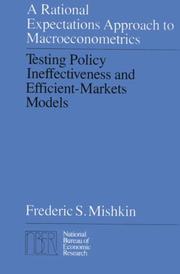 A rational expectations approach to macroeconometrics