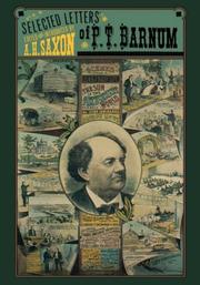 Selected letters of P. T. Barnum
