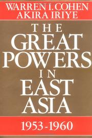 The great powers in East Asia, 1953-1960