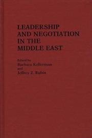 Leadership and negotiation in the Middle East