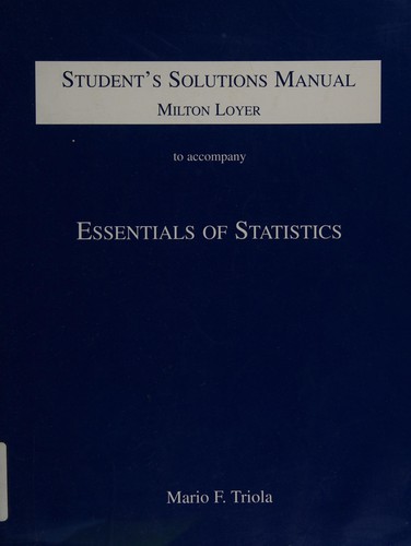 Essentials of Statistics