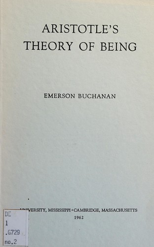 Aristotle's theory of being