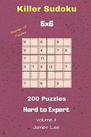 Master of Puzzles - Killer Sudoku 200 Hard to Expert Puzzles 6x6 vol. 11