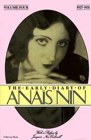 Early Diary of Anais Nin, 1927-1931