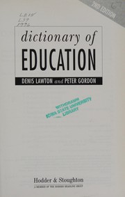 Dictionary of education