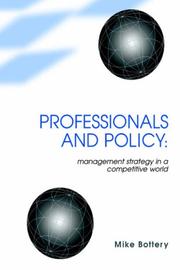 Professionals and Policy
