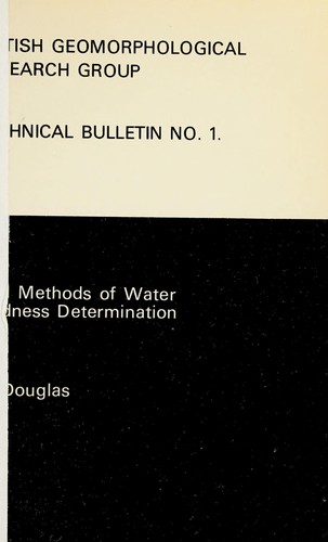 Field methods of water hardness determination