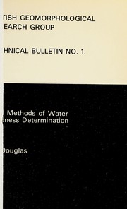 Field methods of water hardness determination