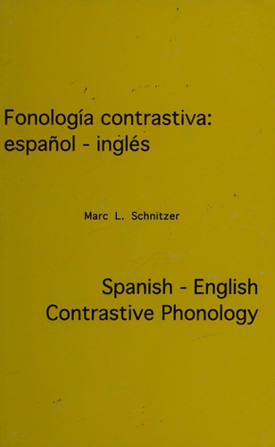 Fonología contrastiva, español-inglés =