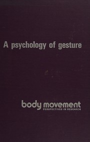 A psychology of gesture