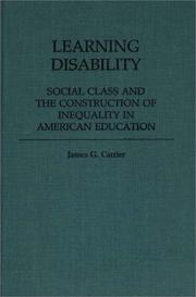Learning disability