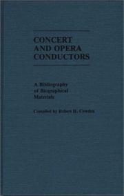 Concert and opera conductors