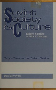 Soviet society and culture