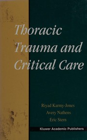 Thoracic trauma and critical care