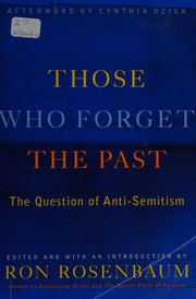 Those who forget the past