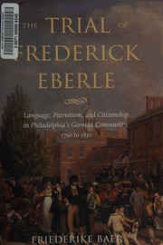 The trial of Frederick Eberle