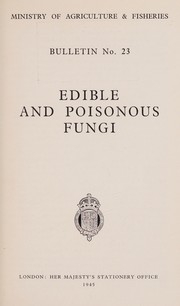 Edible and poisonous fungi
