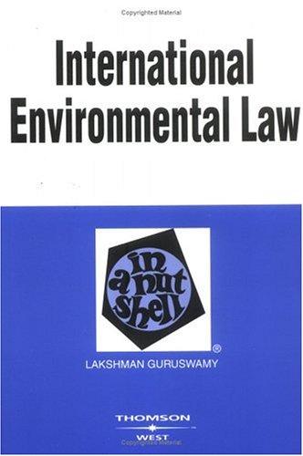 International environmental law in a nutshell
