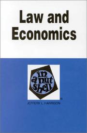 Law and economics in a nutshell