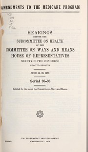 Amendments to the medicare program