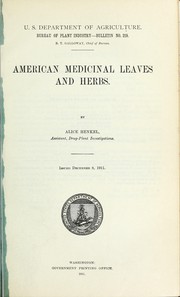 American medicinal leaves and herbs