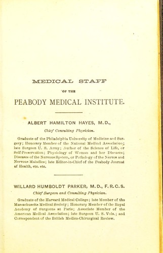 The science of life, or, Self-preservation