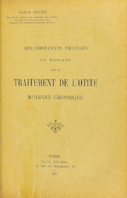 Des différents procédés de massage dans le traitement de l'otite
