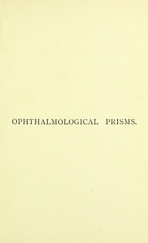The clinical use of prisms