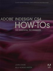 Adobe InDesign CS4 how-tos