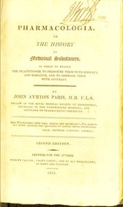 Pharmacologia, or, The history of medicinal substances
