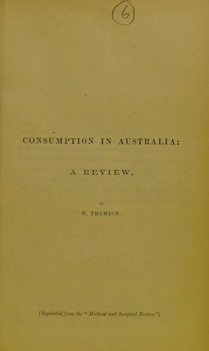 Consumption in Australia