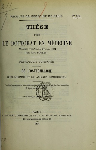 Pathologie comparée