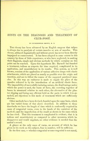 Hints on the diagnosis and treatment of club-foot