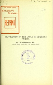 Destruction of the uvula in Vincent's angina