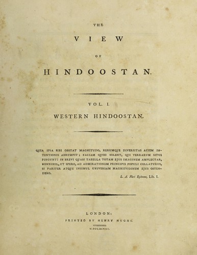 The view of Hindoostan. [-The view of India extra Gangem, China, and Japan. -The view of the Malayan Isles, New Holland, and the Spicy Islands. -Outlines of the globe.]