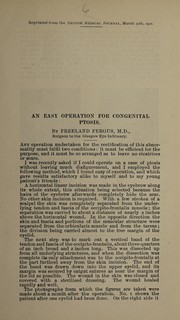 An easy operation for congenital ptosis