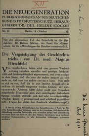 Die Vergeistigung des Geschlechtstriebs