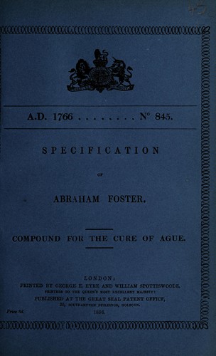 Specification of Abraham Foster