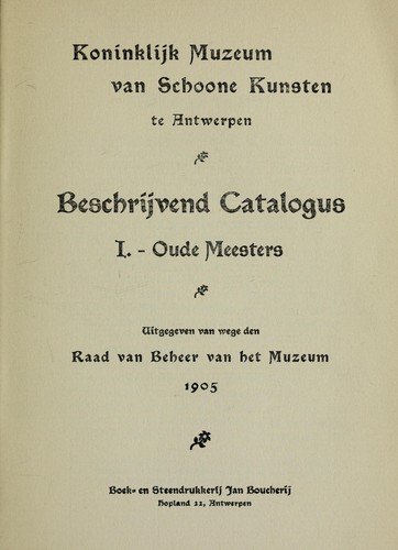 Beschrijvend catalogus