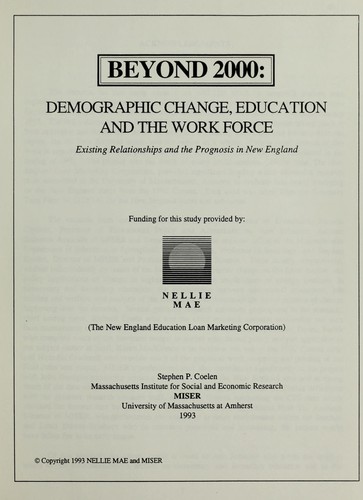 Beyond 2000