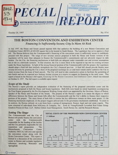 The Boston convention and exhibition center
