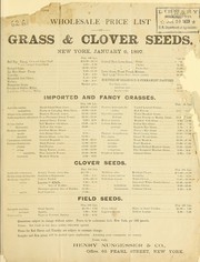 Wholesale price list of grass and clover seeds