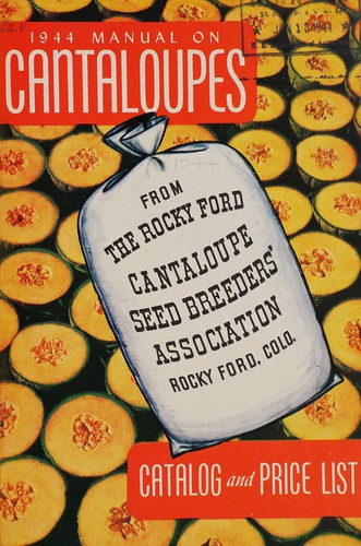 Manual on cantaloupes, 1944