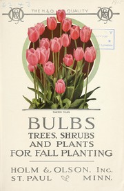 Bulbs, trees, shrubs and plants for fall planting