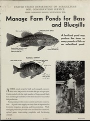 Manage farm ponds for bass and bluegills